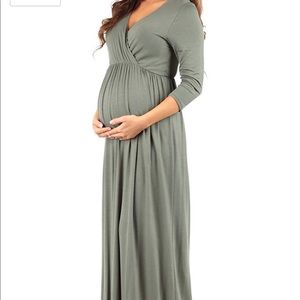 NEW with tags olive maternity dress LARGE